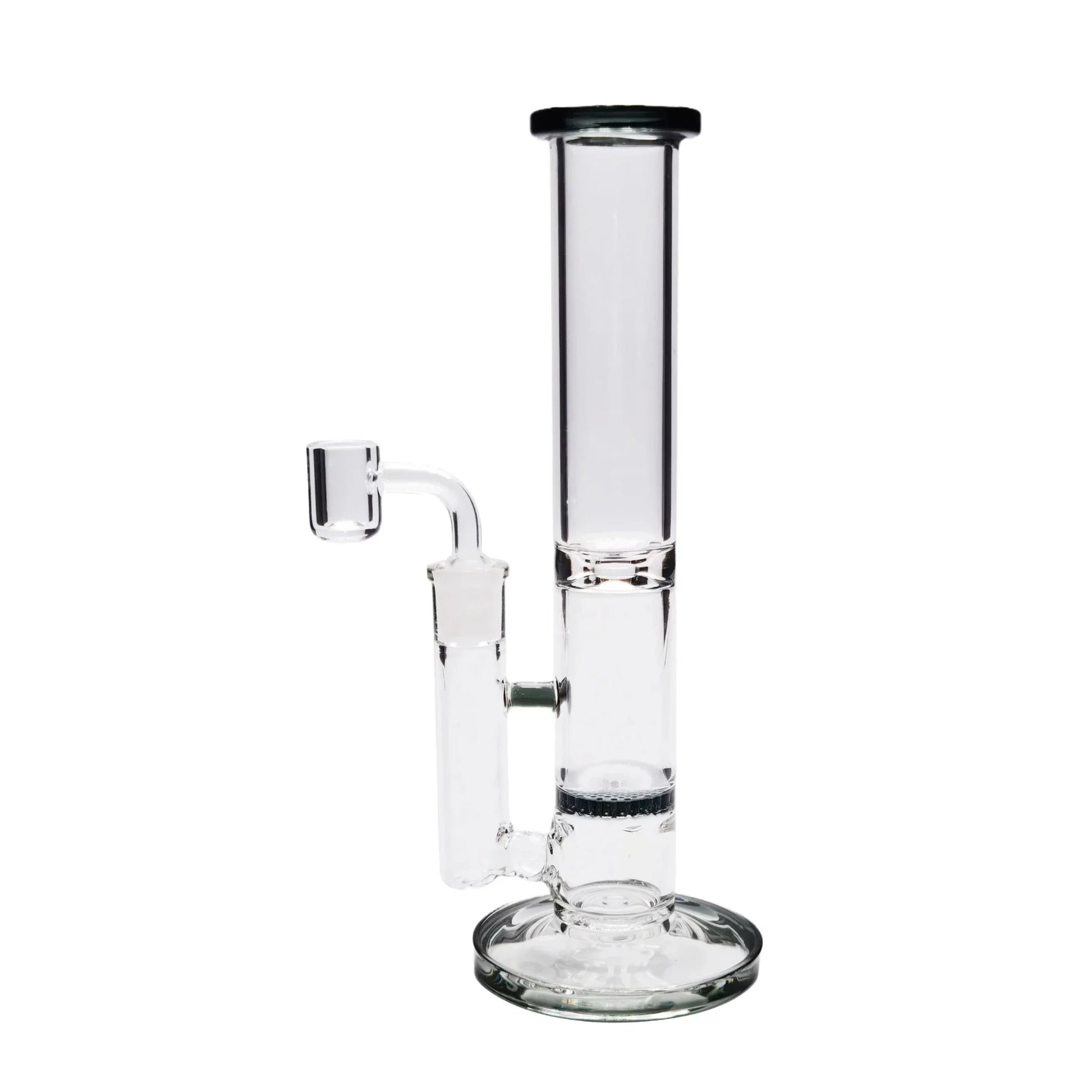 Banded Honeycomb Perc Bong 10in