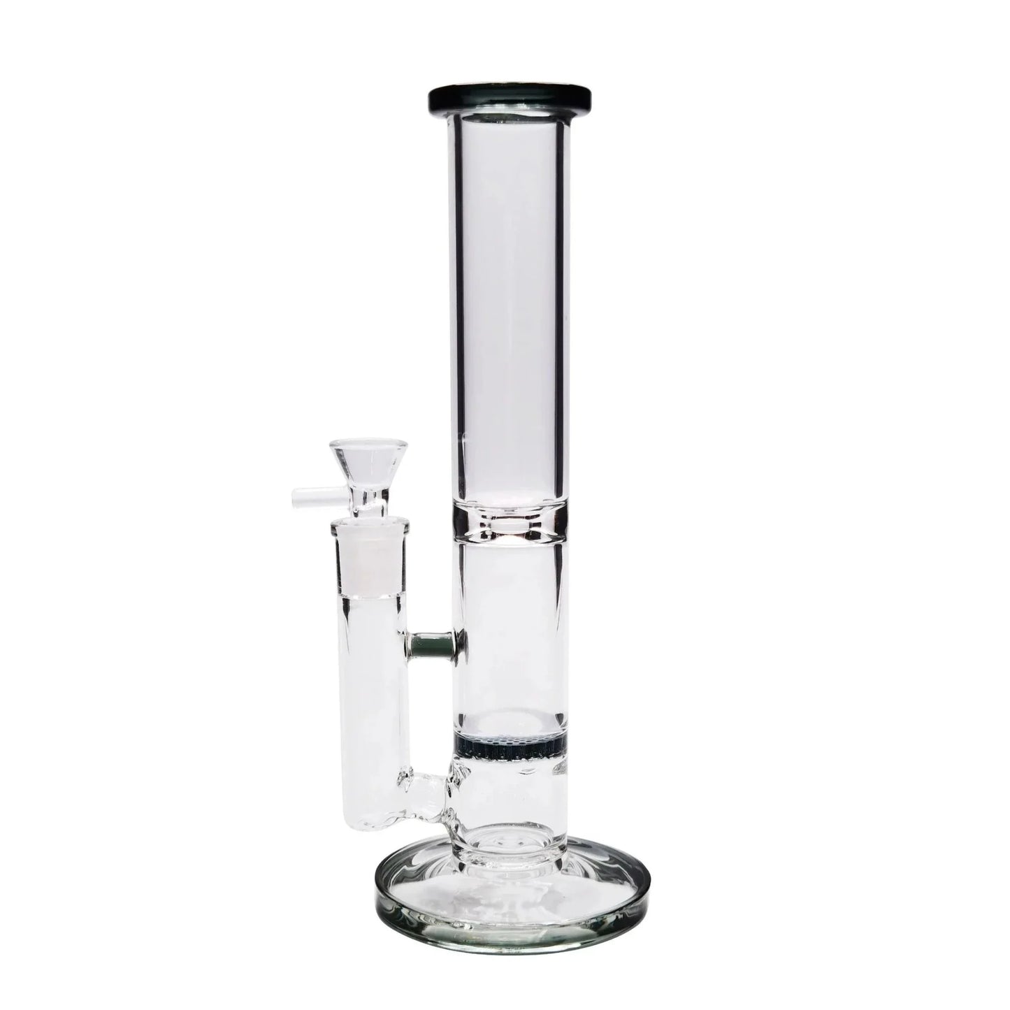 Banded Honeycomb Perc Bong 10in