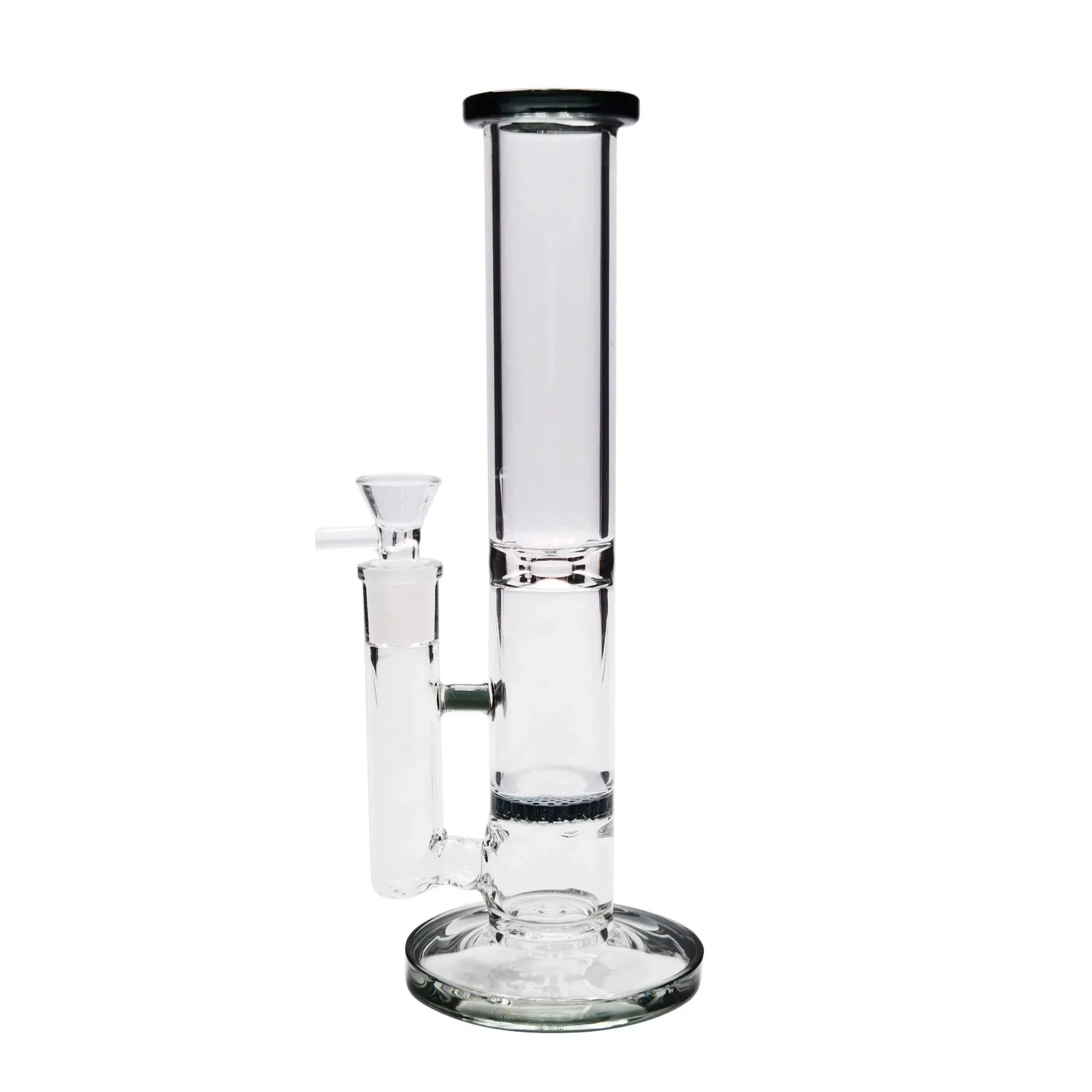 Banded Honeycomb Perc Bong 10in
