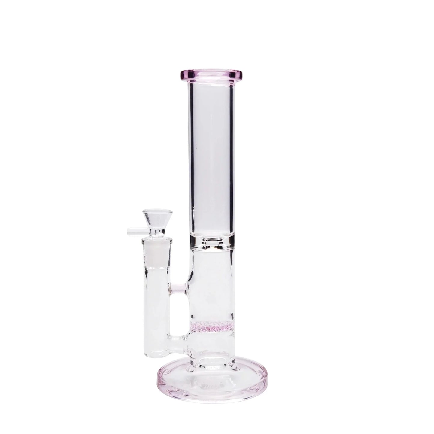 Banded Honeycomb Perc Bong 10in