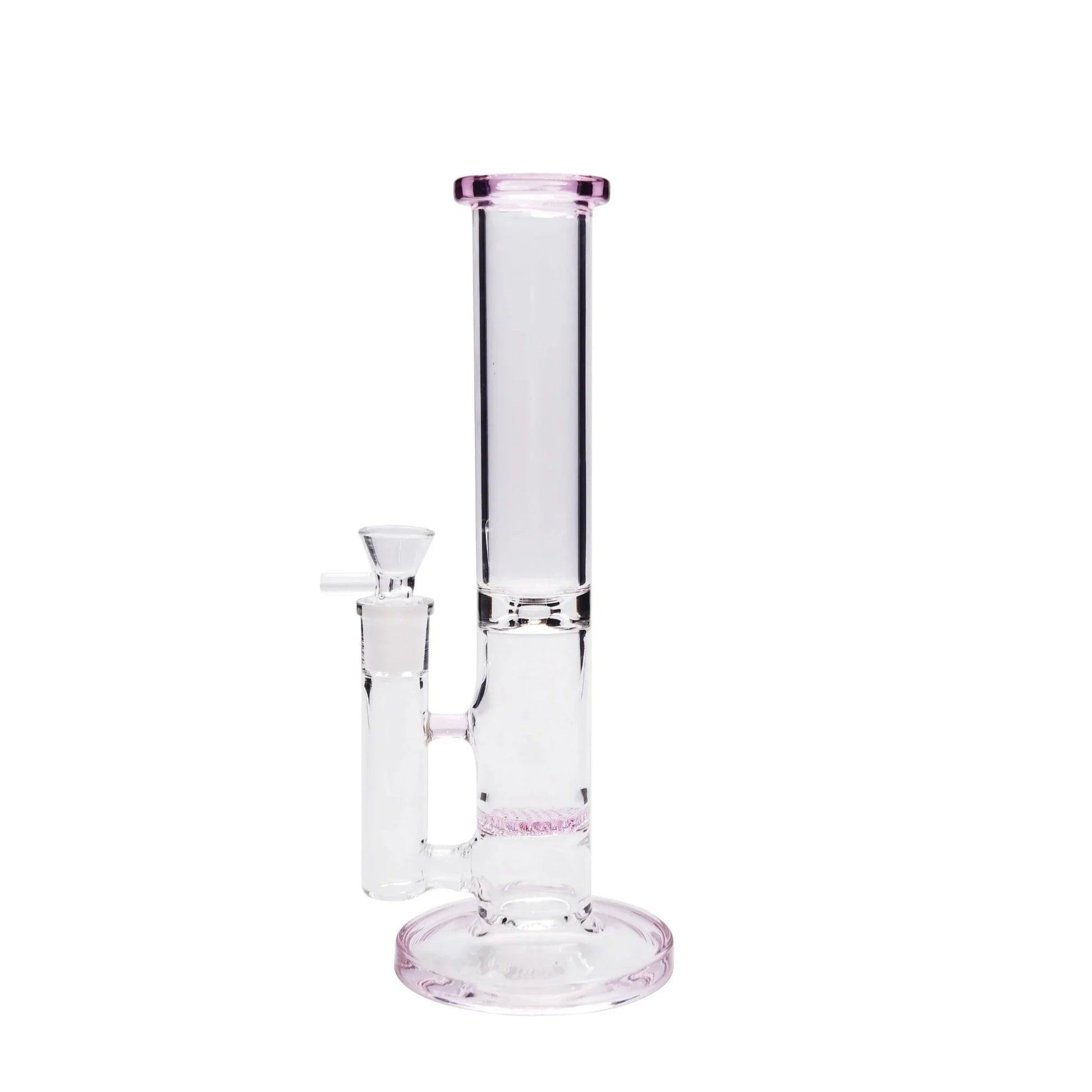 Banded Honeycomb Perc Bong 10in