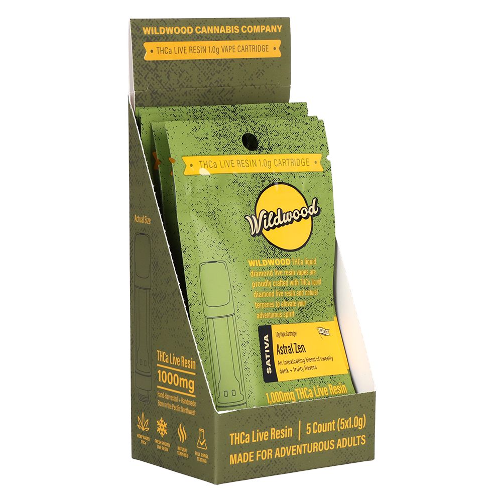 Wildwood Dispensary Grade Live Resin THCA Cartridge | 1g | 5ct