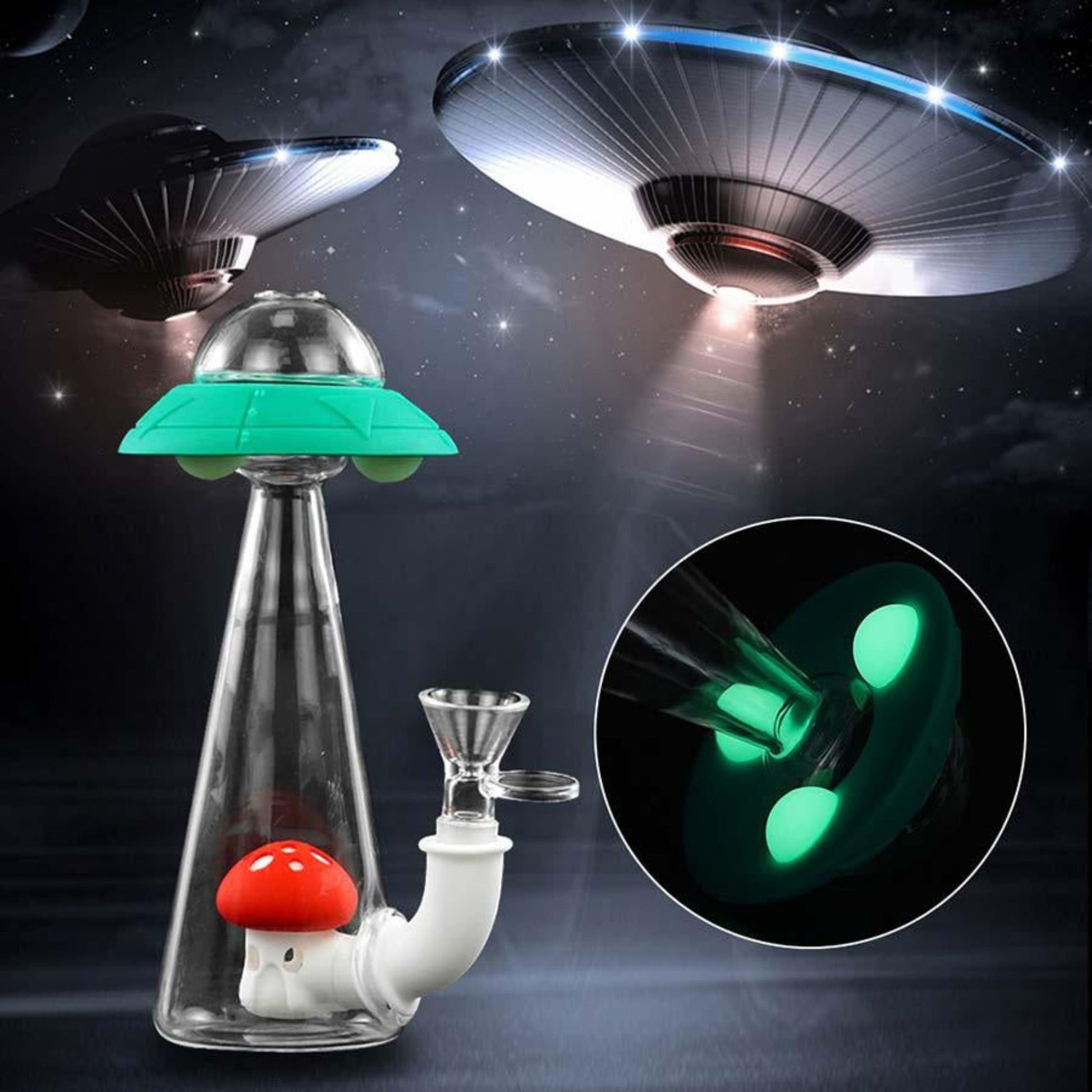Jo Beam Me Up Bong 8in Borosilicate Glass