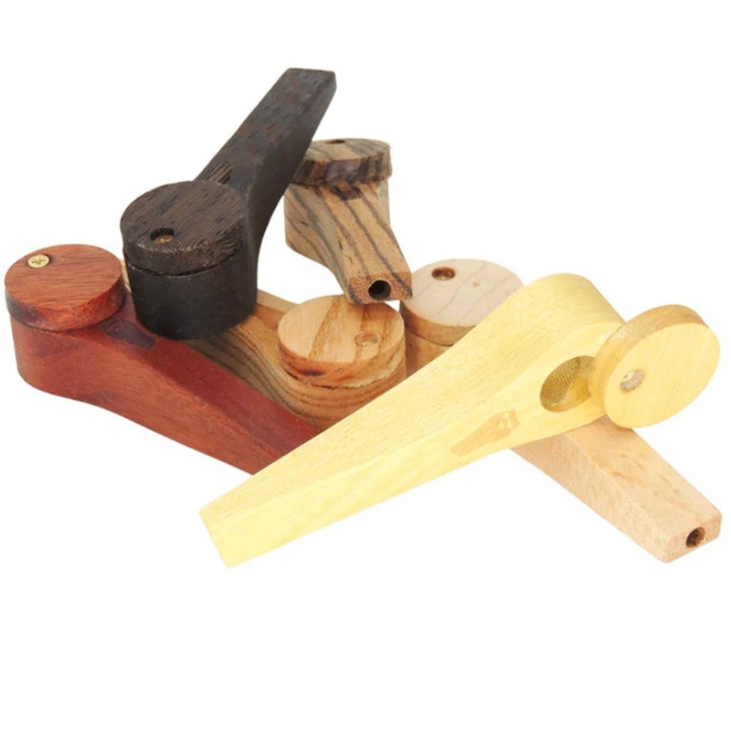 Bearded Exotic Wood Pipe 4in