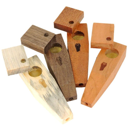 Bearded Rectangle Wood Pipe 3.25in