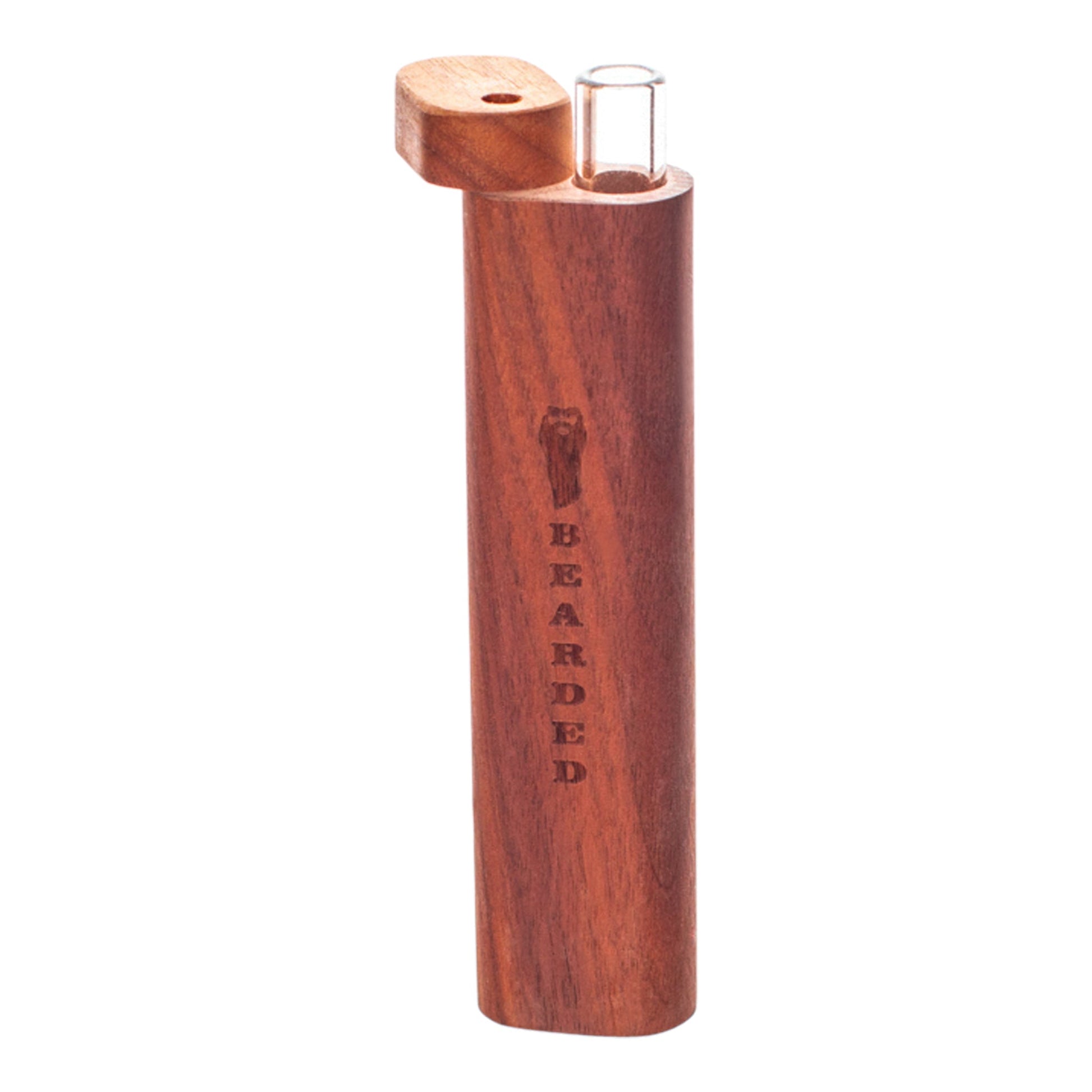 Bearded Wood Chillum Case 4in