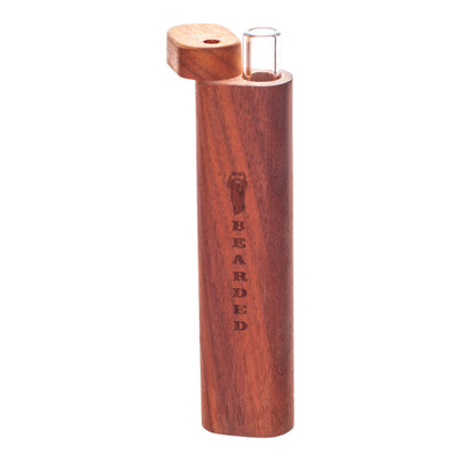 Bearded Wood Chillum Case 4in
