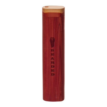Bearded Wood Chillum Case 4in