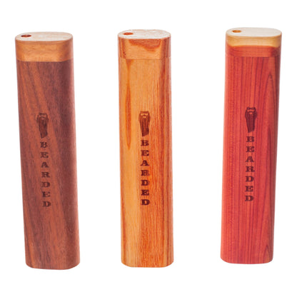 Bearded Wood Chillum Case 4in