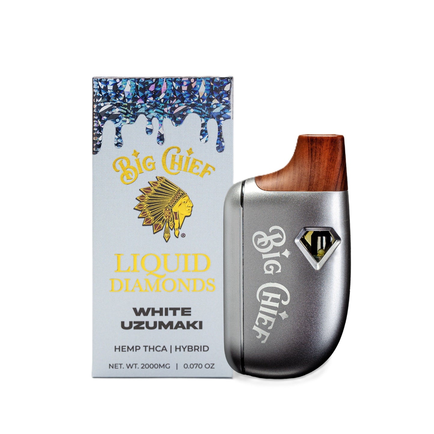 Big Chief 99% Pure Liquid Diamonds Vaporizer 2000mg