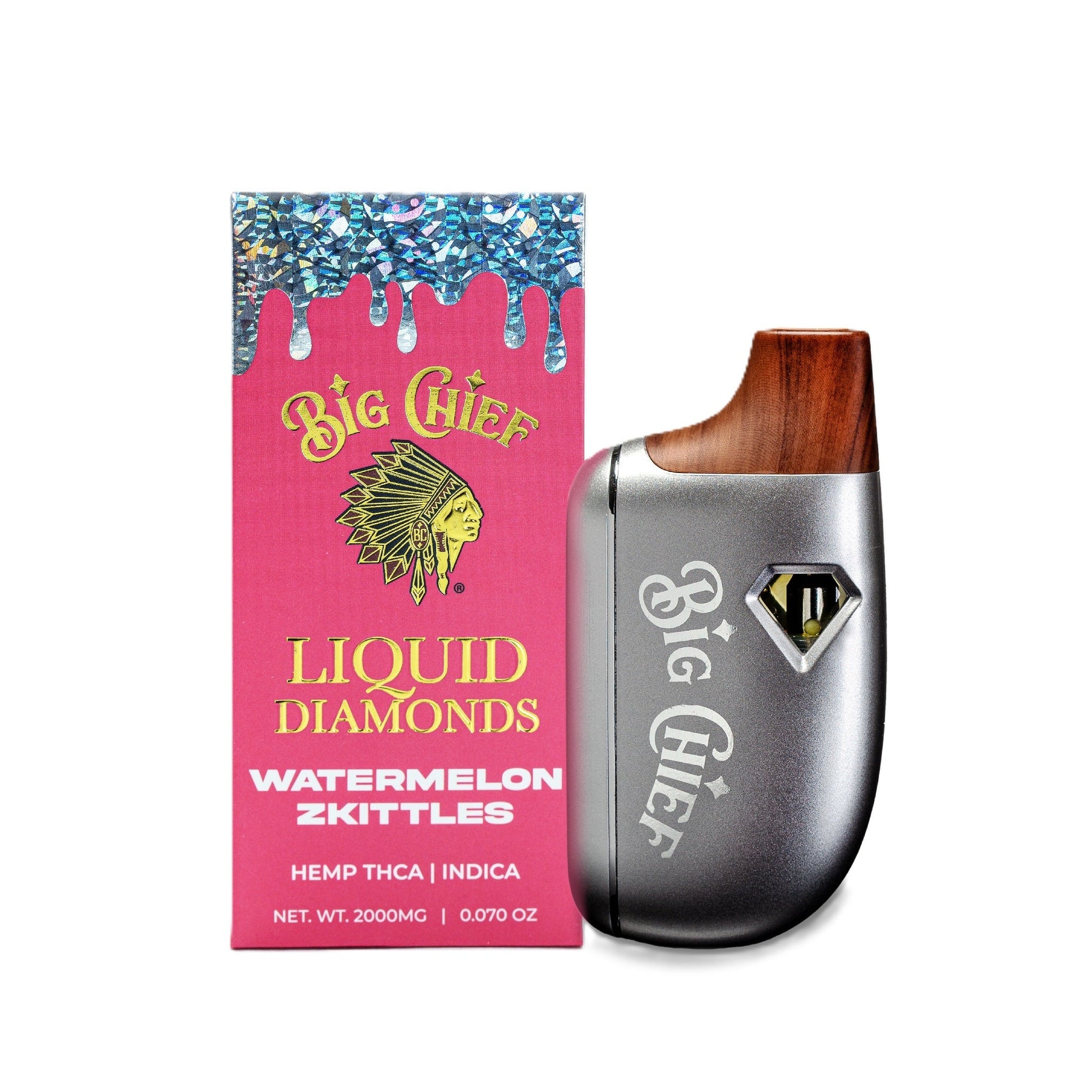 Big Chief 99% Pure Liquid Diamonds Vaporizer 2000mg