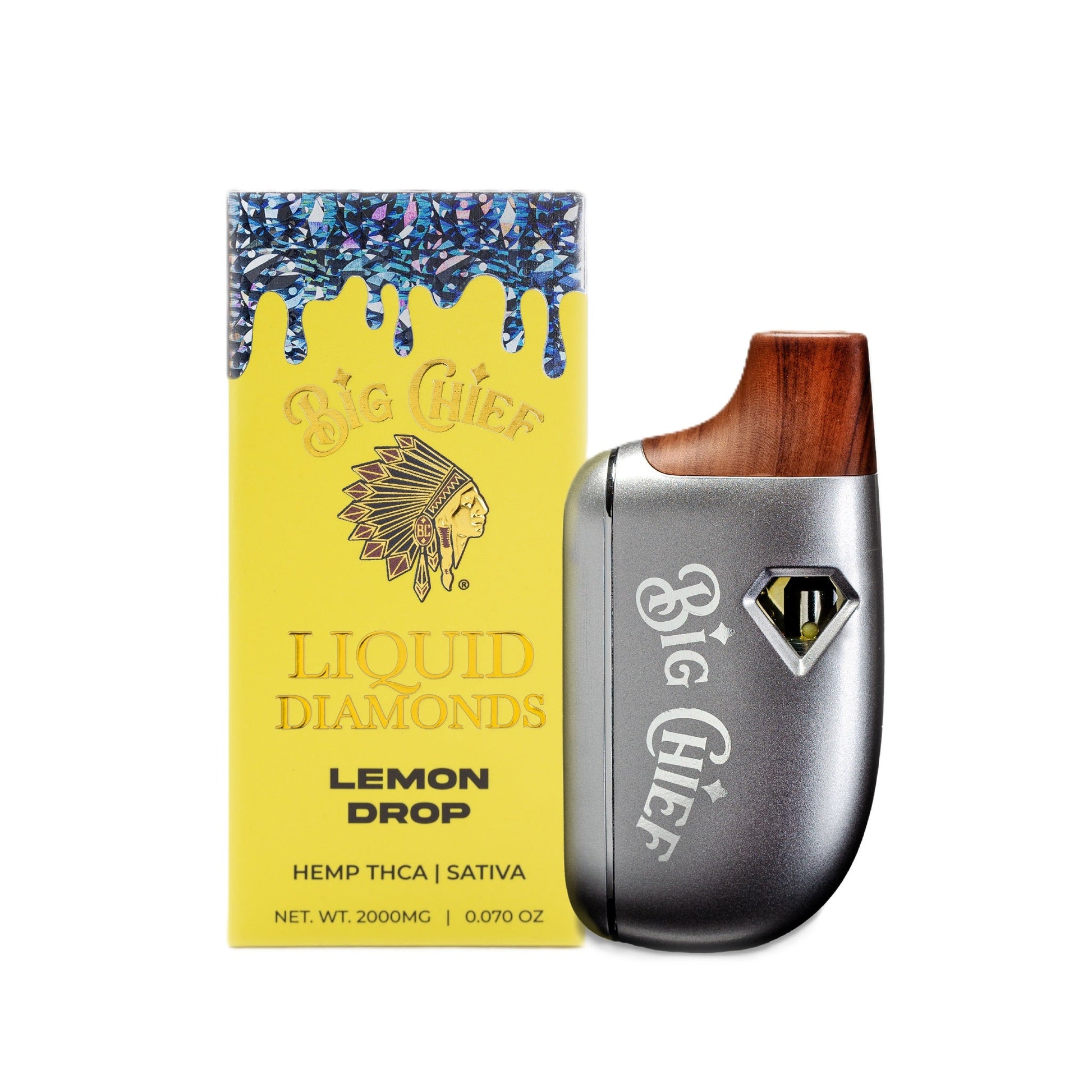 Big Chief 99% Pure Liquid Diamonds Vaporizer 2000mg