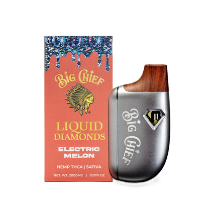 Big Chief 99% Pure Liquid Diamonds Vaporizer 2000mg