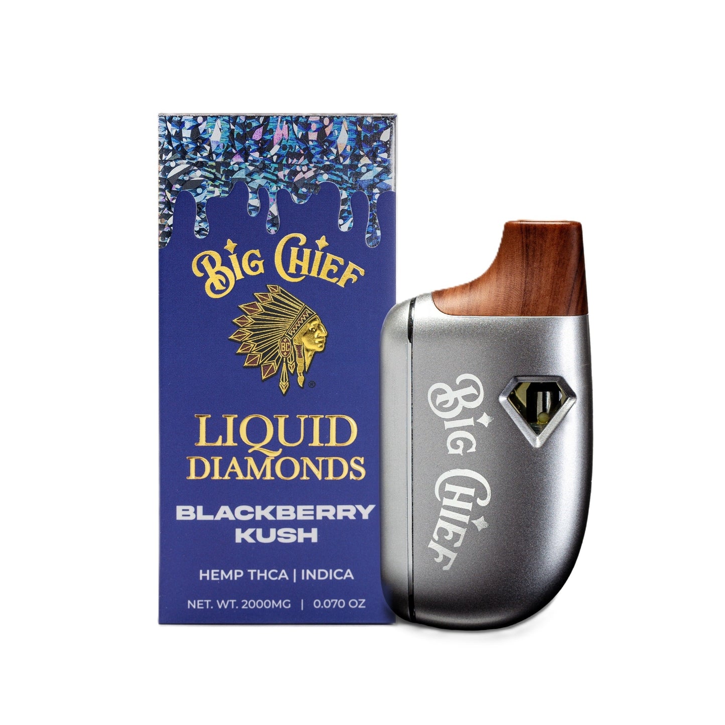 Big Chief 99% Pure Liquid Diamonds Vaporizer 2000mg