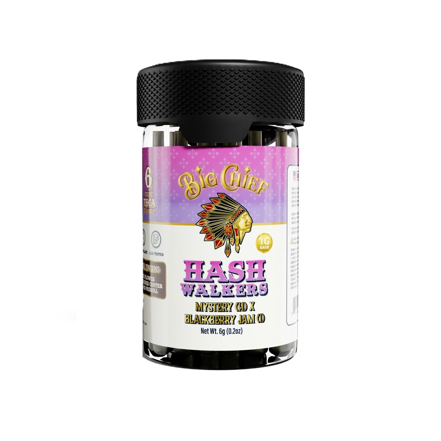 Big Chief Hash Walkers Mini Hashholes 6g 6ct
