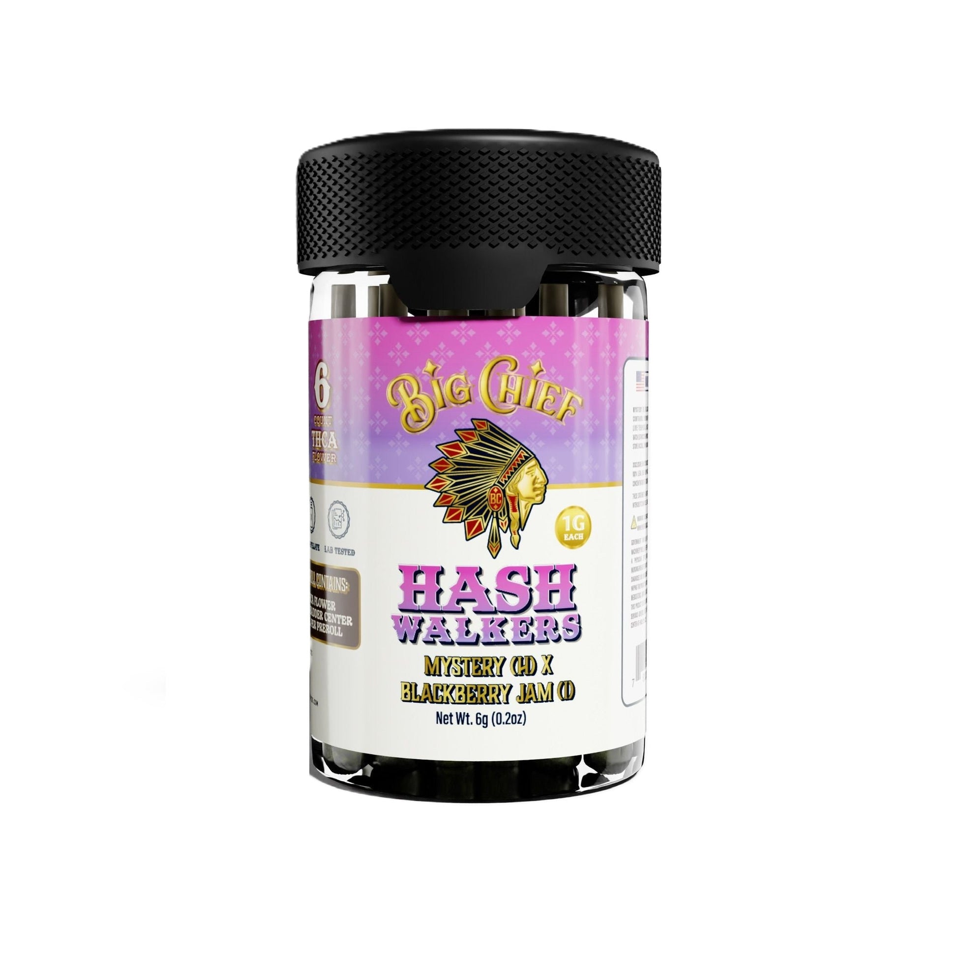 Big Chief Hash Walkers Mini Hashholes 6g 6ct