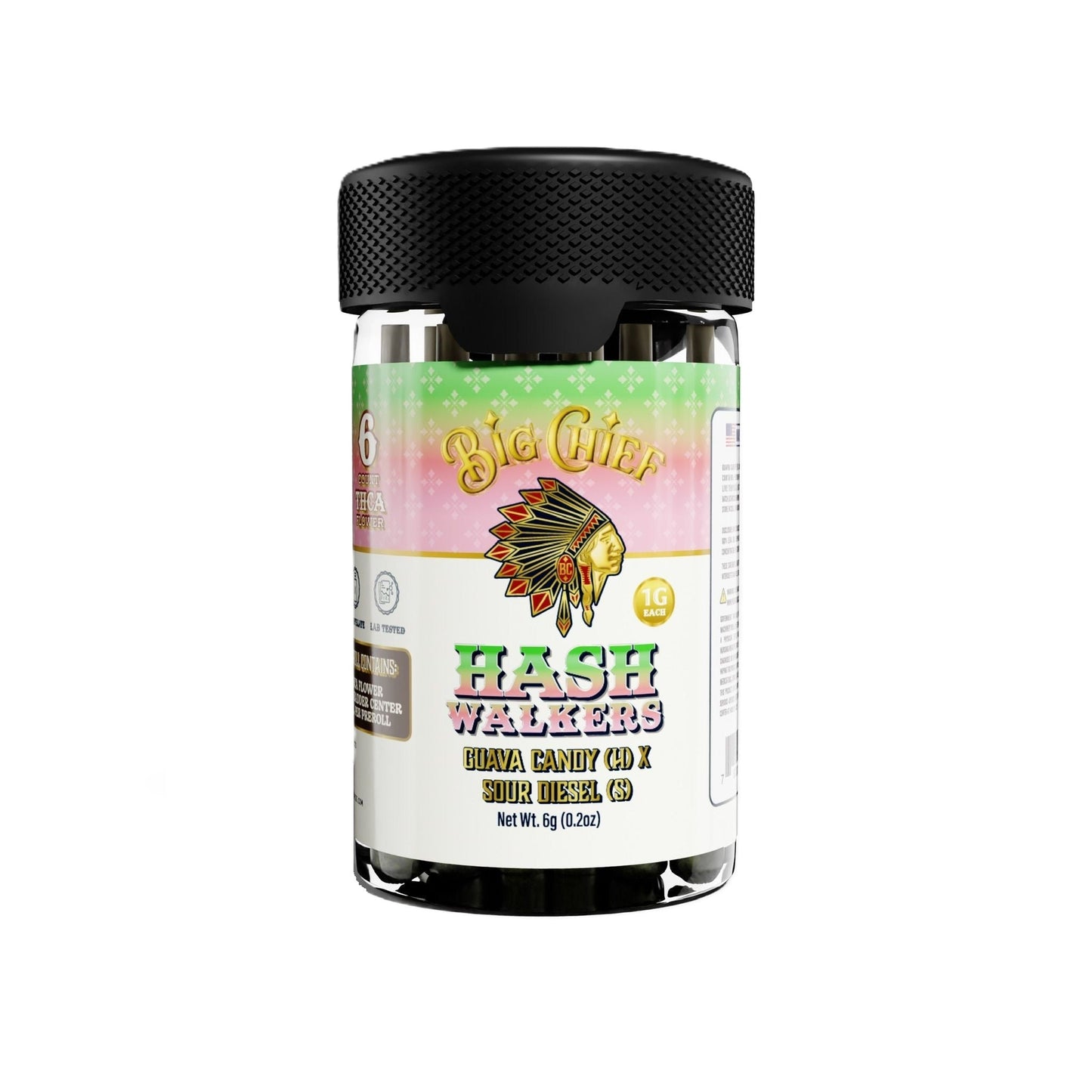 Big Chief Hash Walkers Mini Hashholes 6g 6ct
