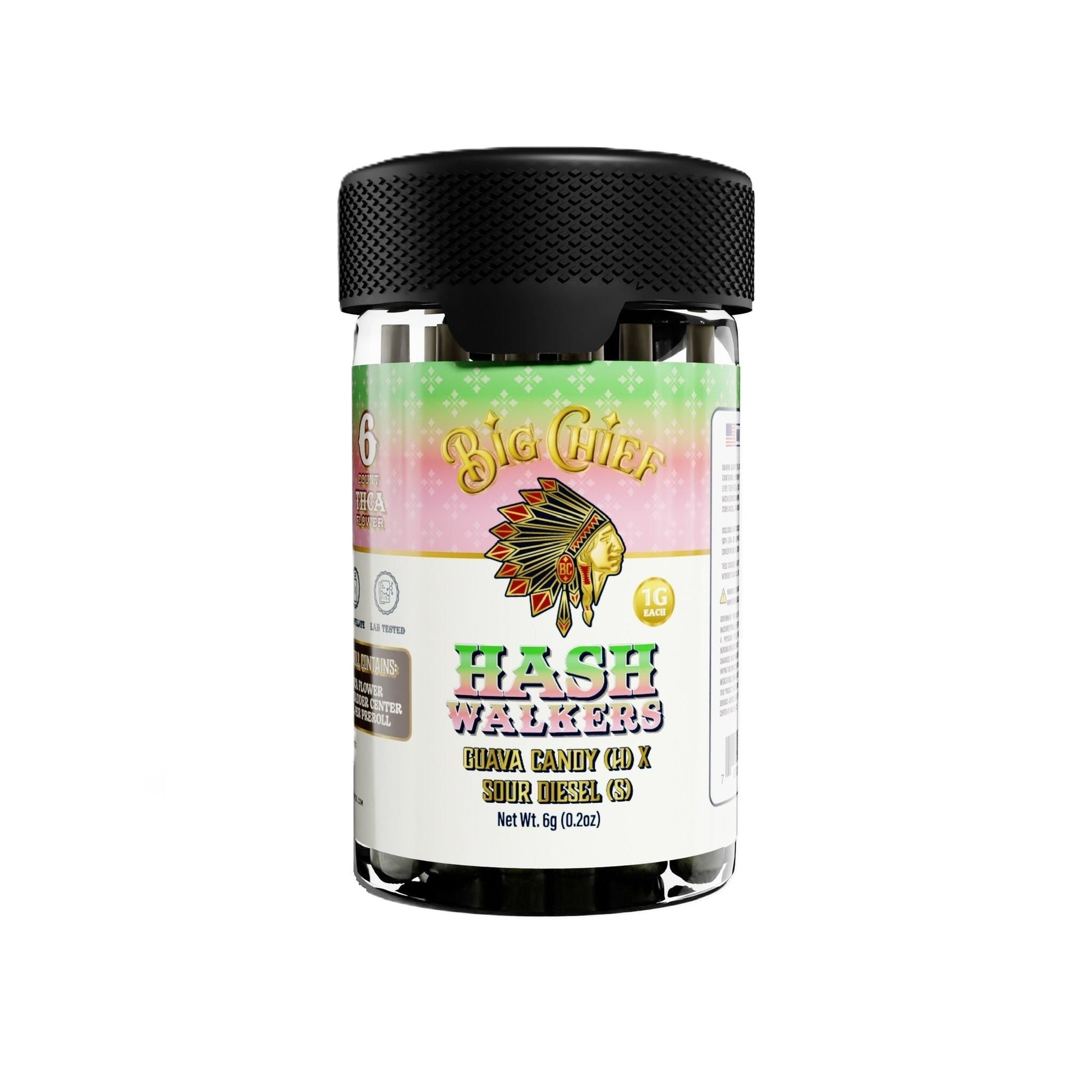 Big Chief Hash Walkers Mini Hashholes 6g 6ct