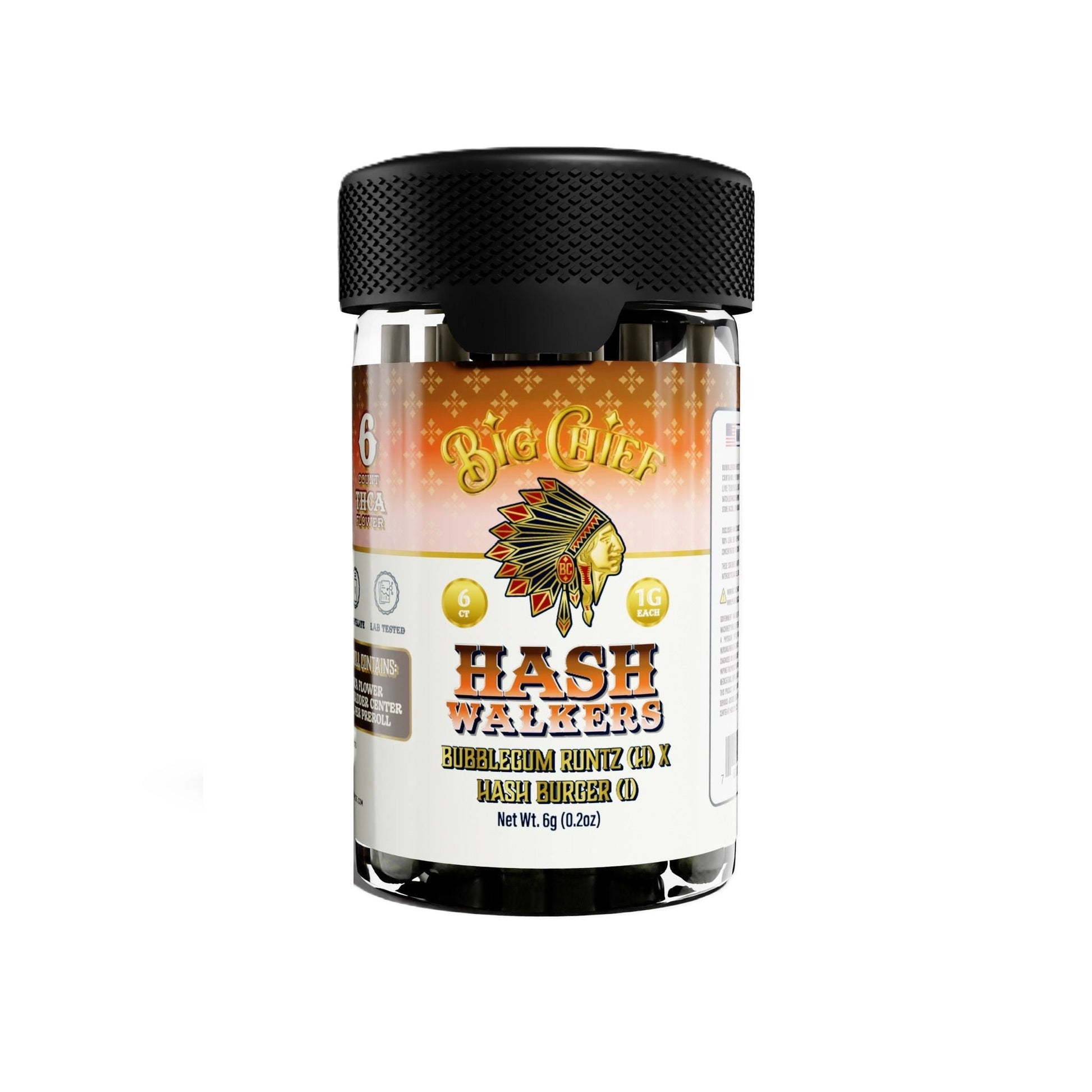 Big Chief Hash Walkers Mini Hashholes 6g 6ct