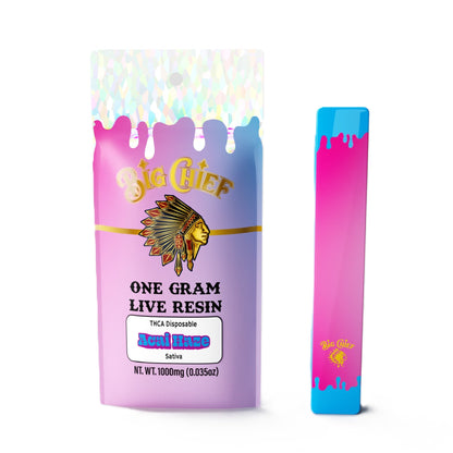 Big Chief Live Resin THC-A Vaporizer 1000mg 1g