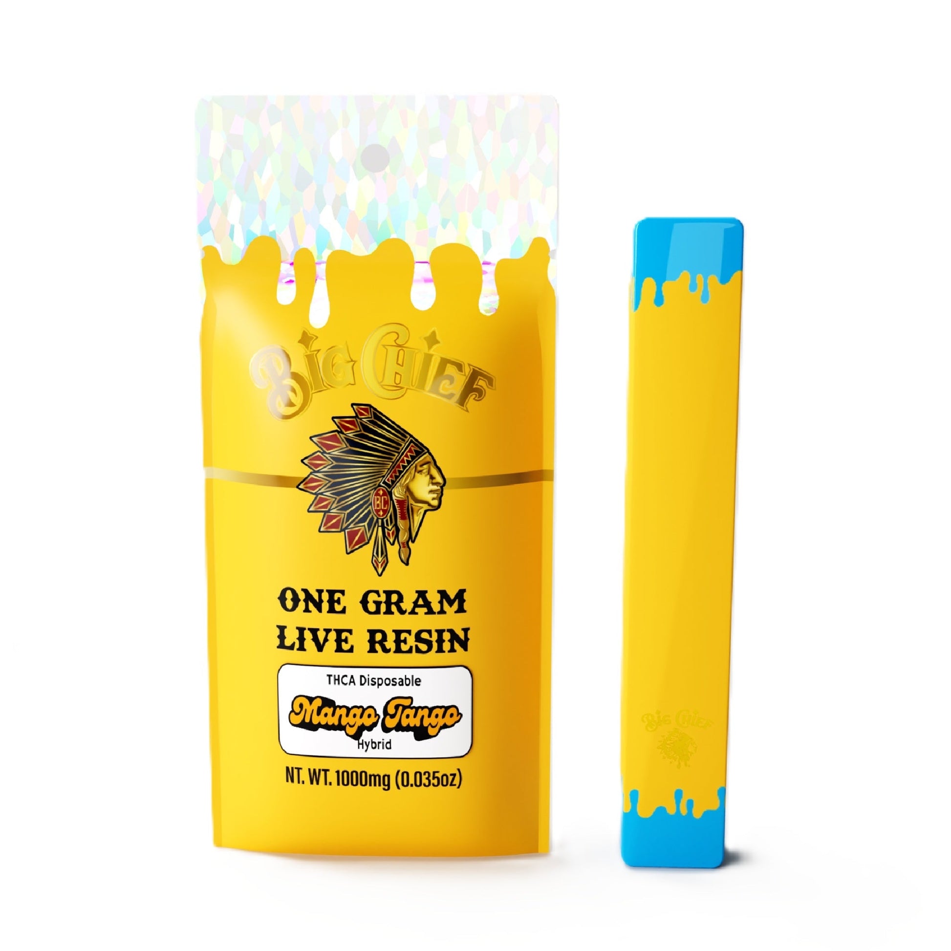 Big Chief Live Resin THC-A Vaporizer 1000mg 1g