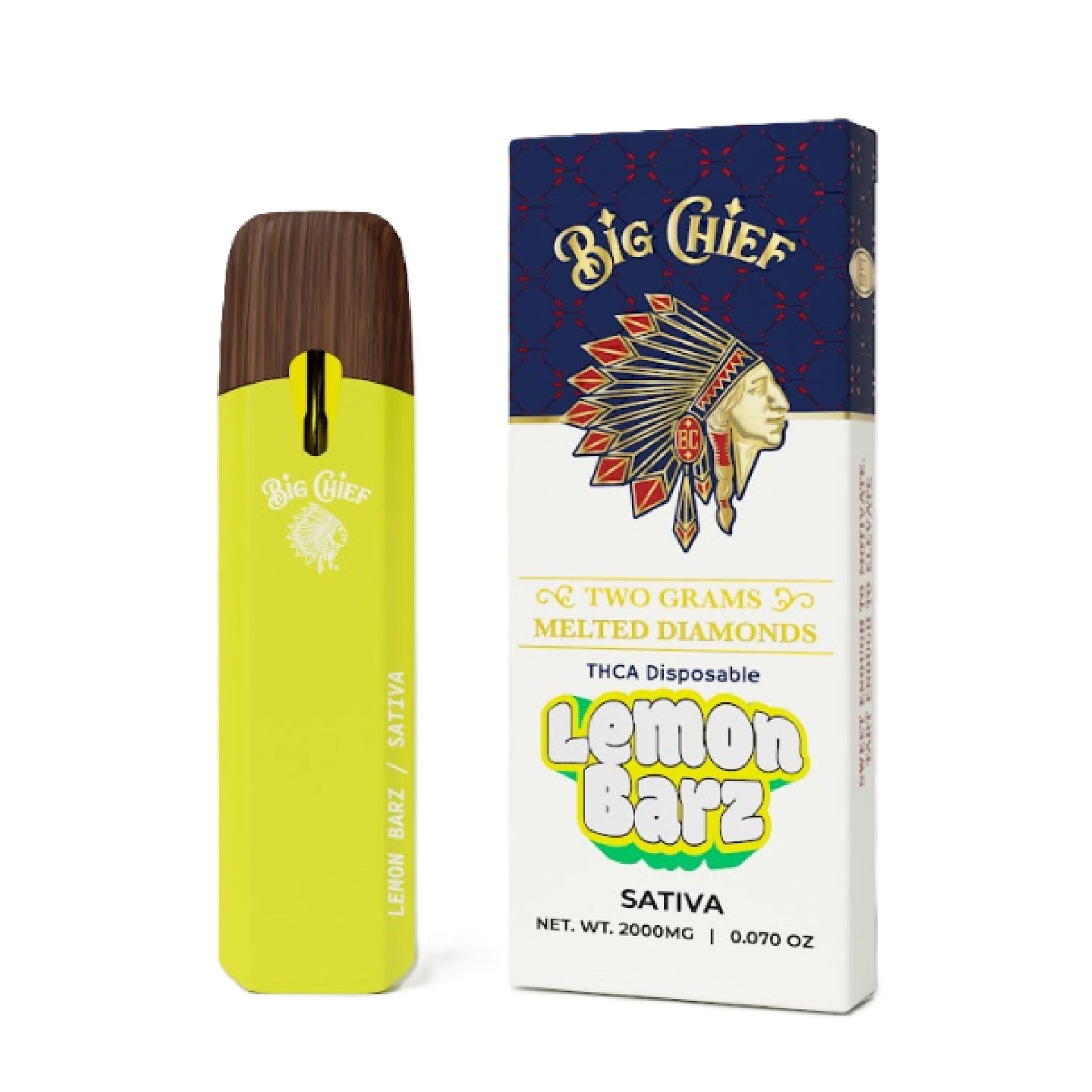Big Chief Melted Diamonds THC-A Vaporizer 2000mg