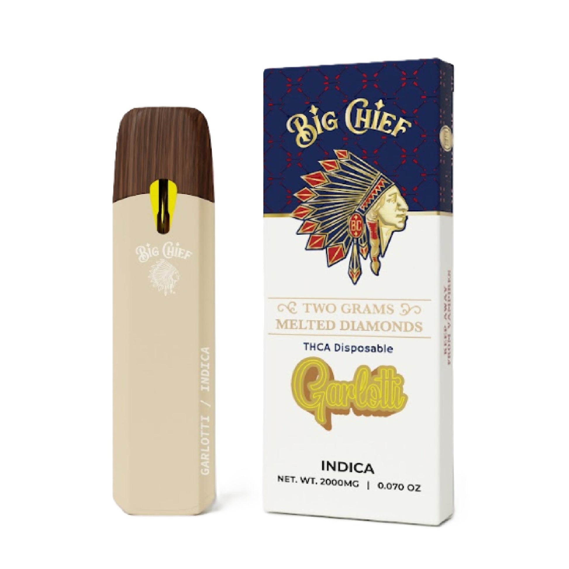 Big Chief Melted Diamonds THC-A Vaporizer 2000mg