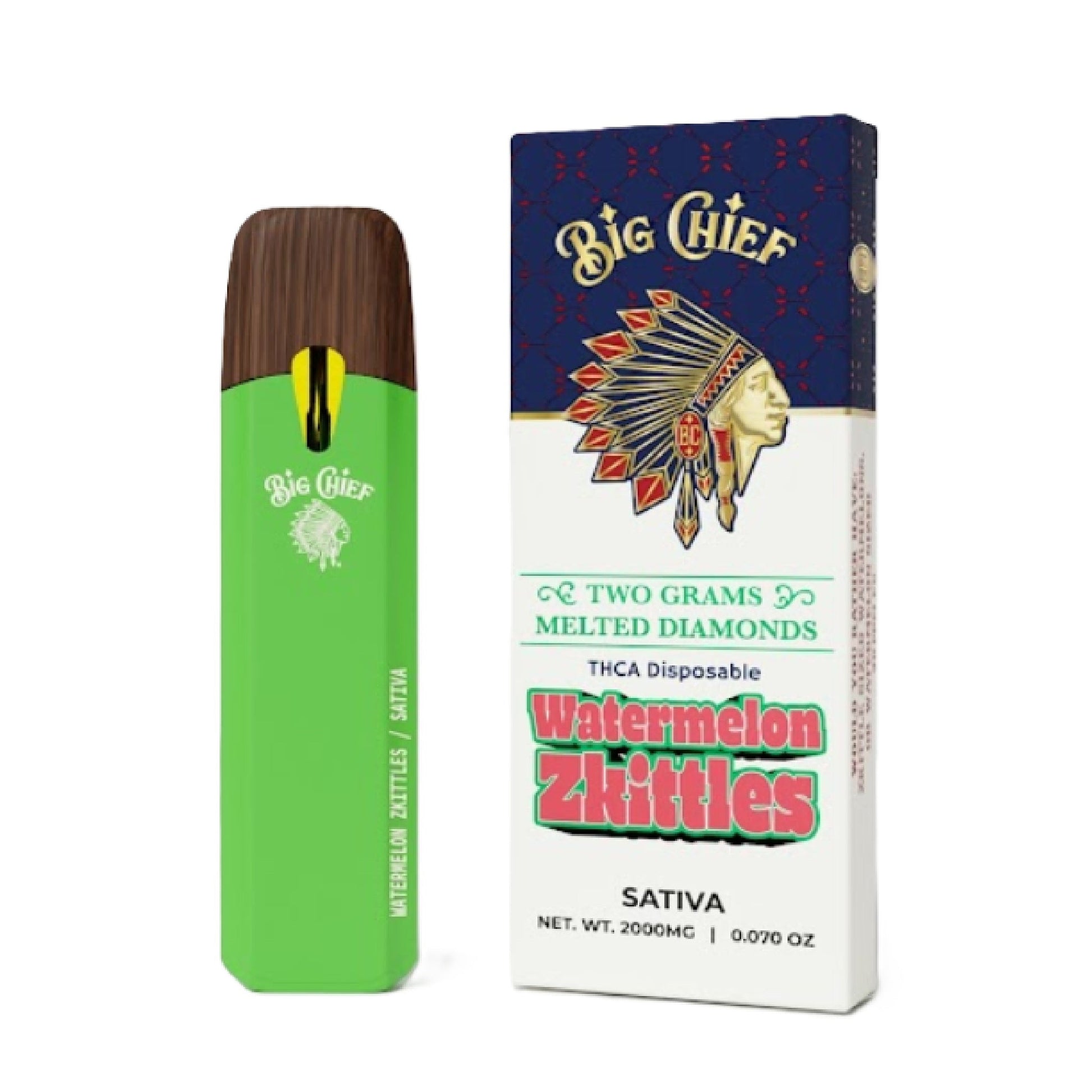 Big Chief Melted Diamonds THC-A Vaporizer 2000mg