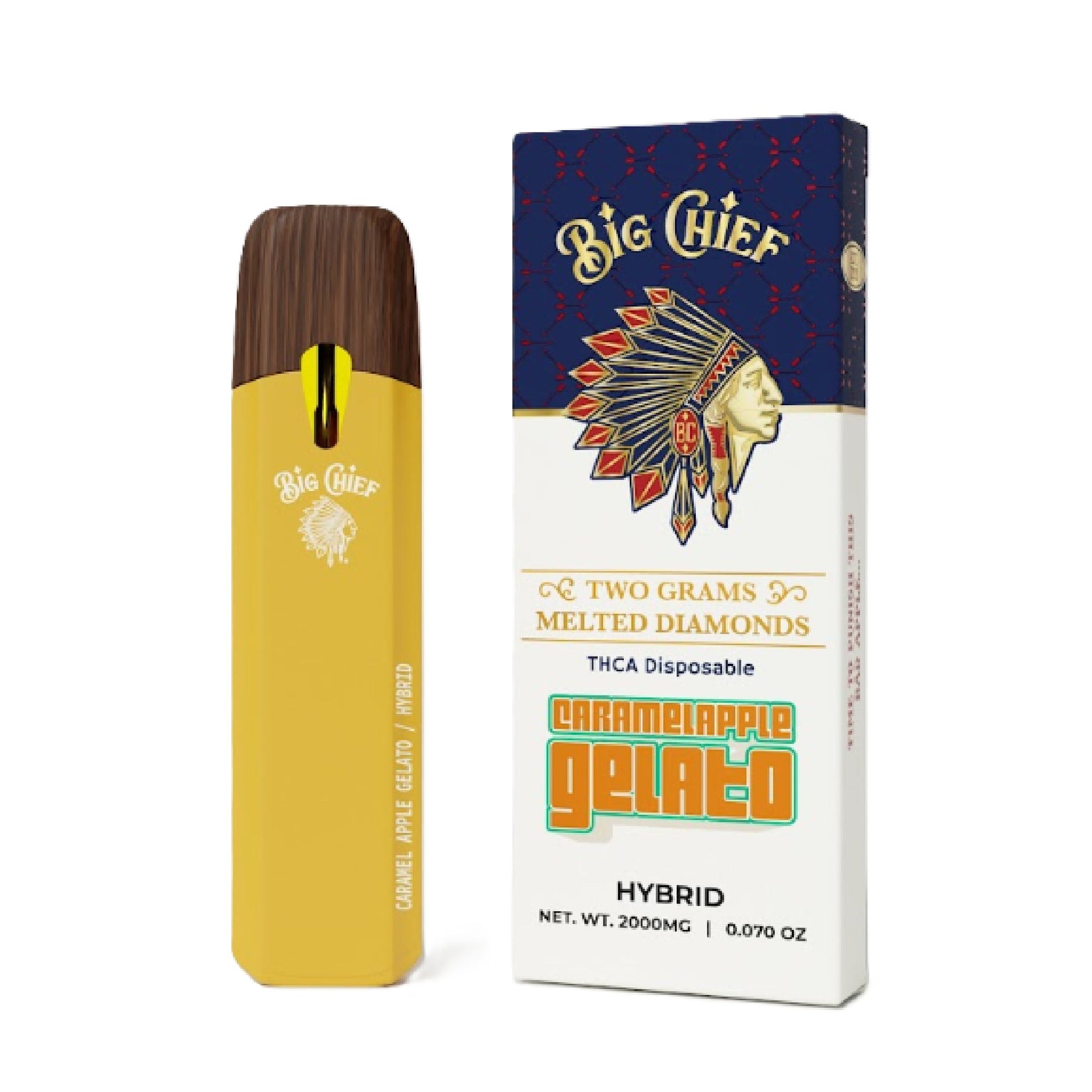 Big Chief Melted Diamonds THC-A Vaporizer 2000mg