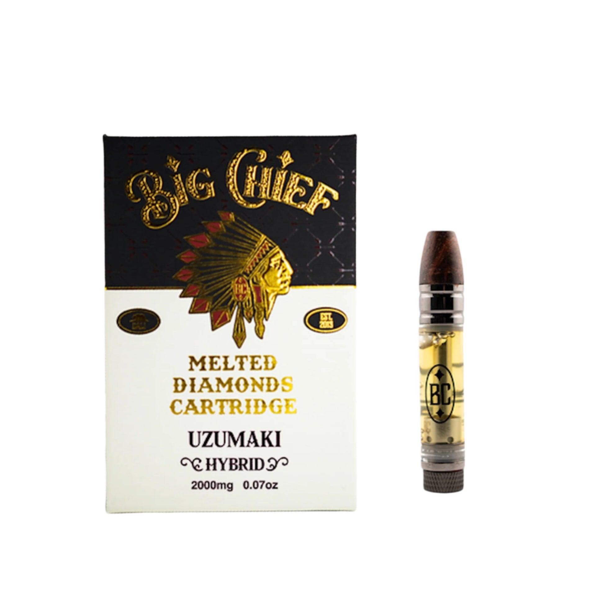 Big Chief Melted Diamonds THCA THCP Cartridge 2000mg