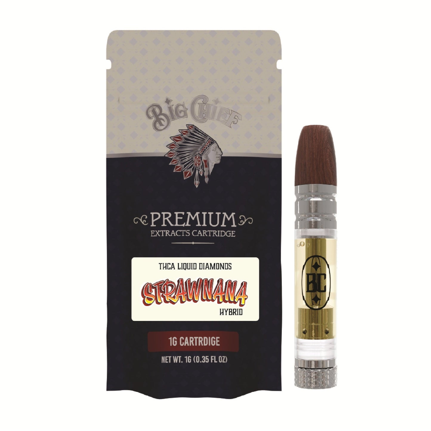 Big Chief Premium Extracts THC-A Cartridge 1000mg