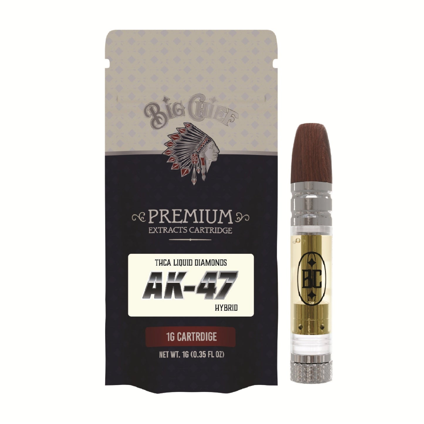Big Chief Premium Extracts THC-A Cartridge 1000mg