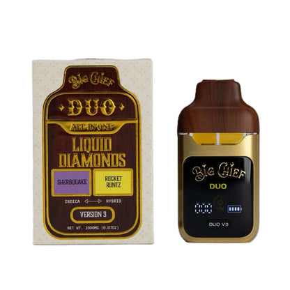 Big Chief THC-A Liquid Diamonds Duos 2000mg