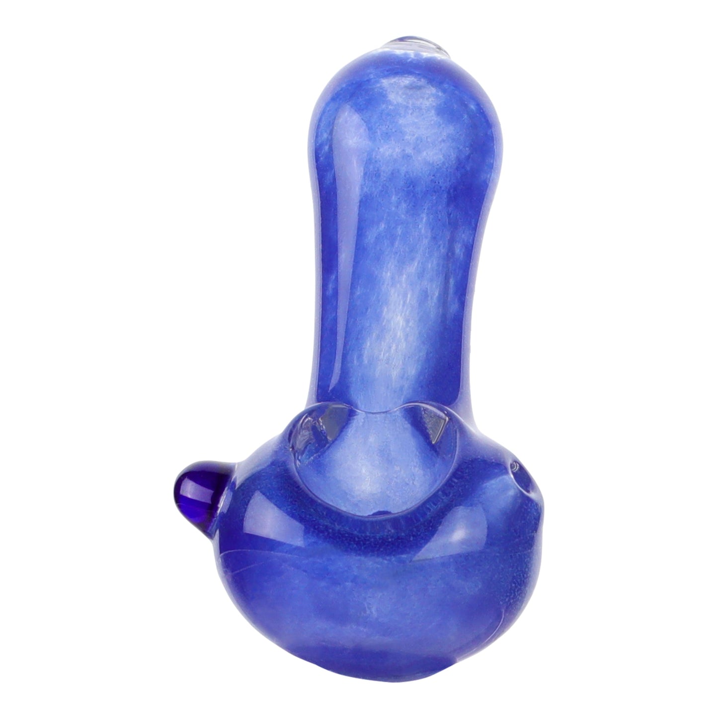 Allied International Big Grip Colored Borosilicate Glass Spoon Pipe 3in