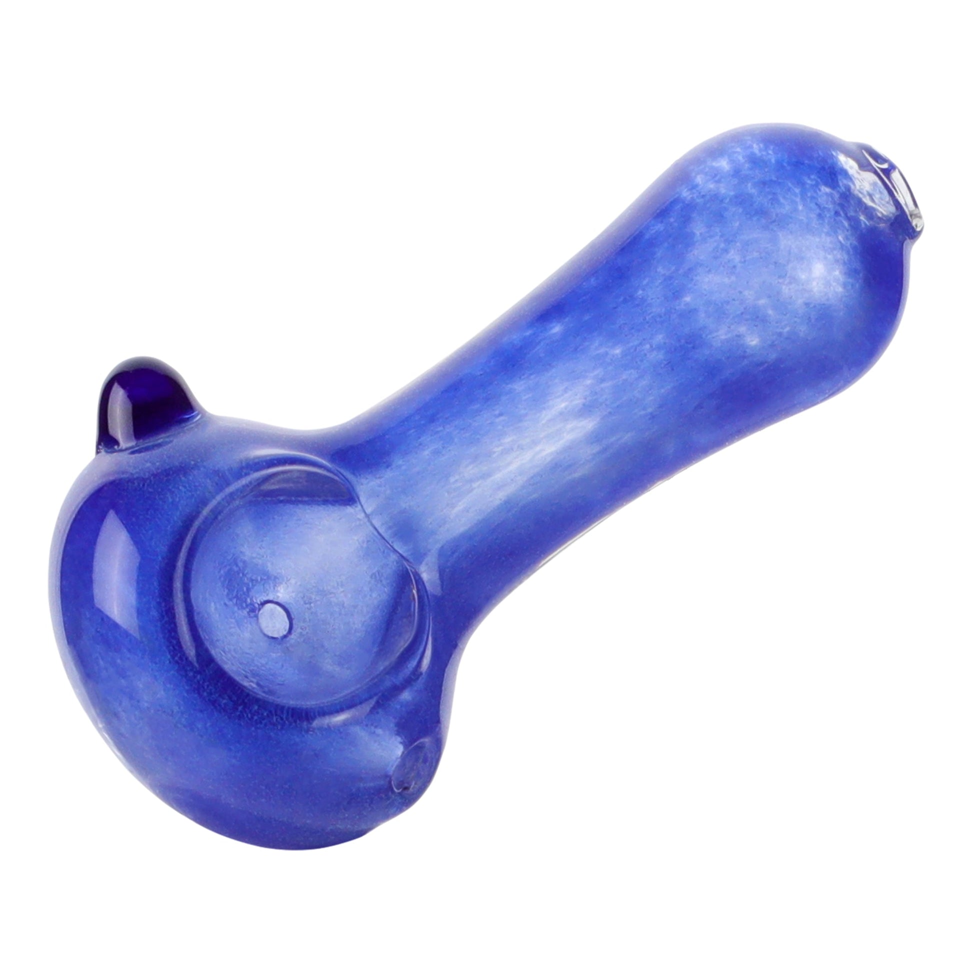Allied International Big Grip Colored Borosilicate Glass Spoon Pipe 3in