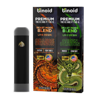Binoid Beast Mode Blend THC-H Vaporizer 2 Pack 2000mg