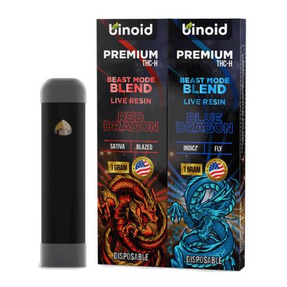 Binoid Beast Mode Blend THC-H Vaporizer 2 Pack 2000mg