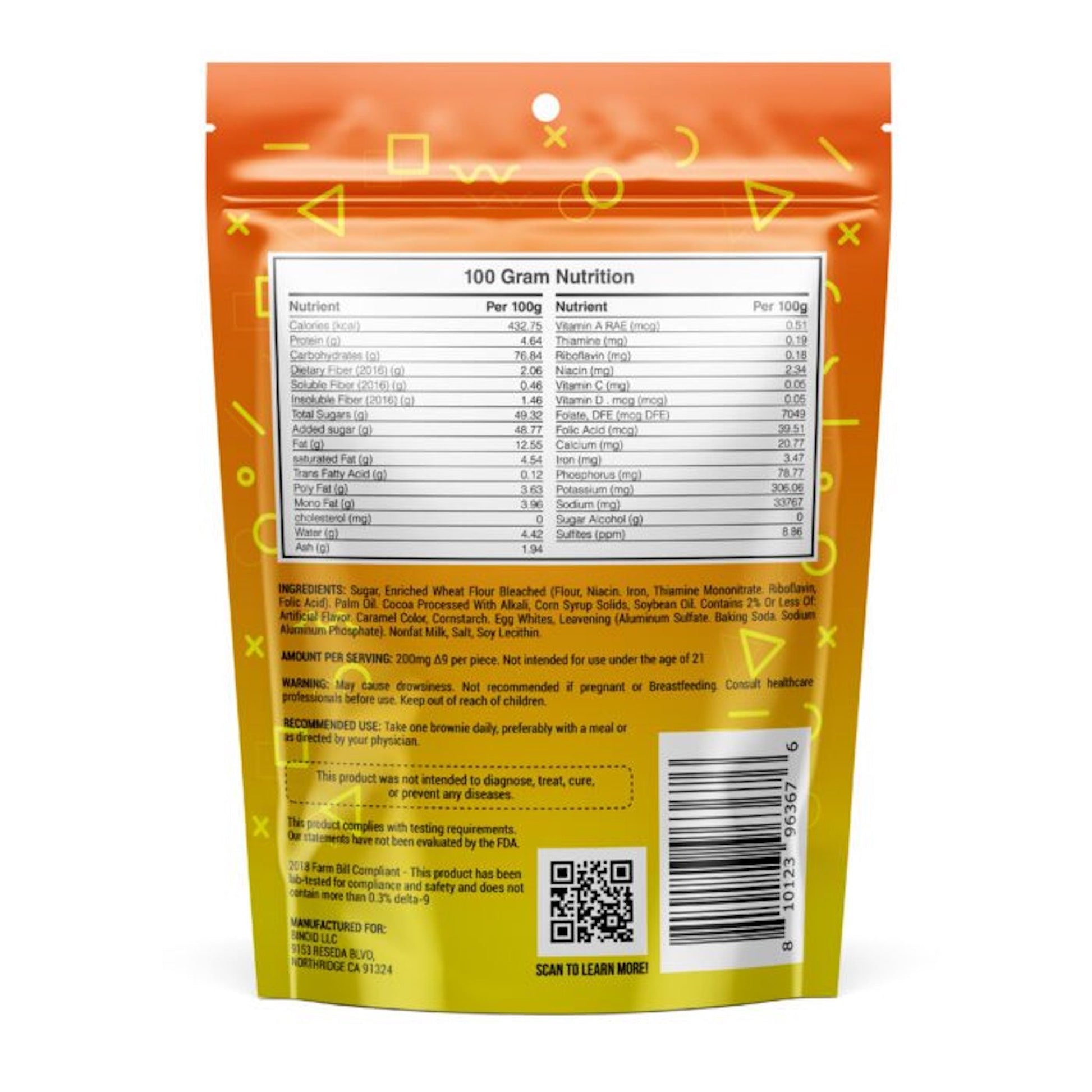 Binoid Delta 9 Brownie Bites 1000mg