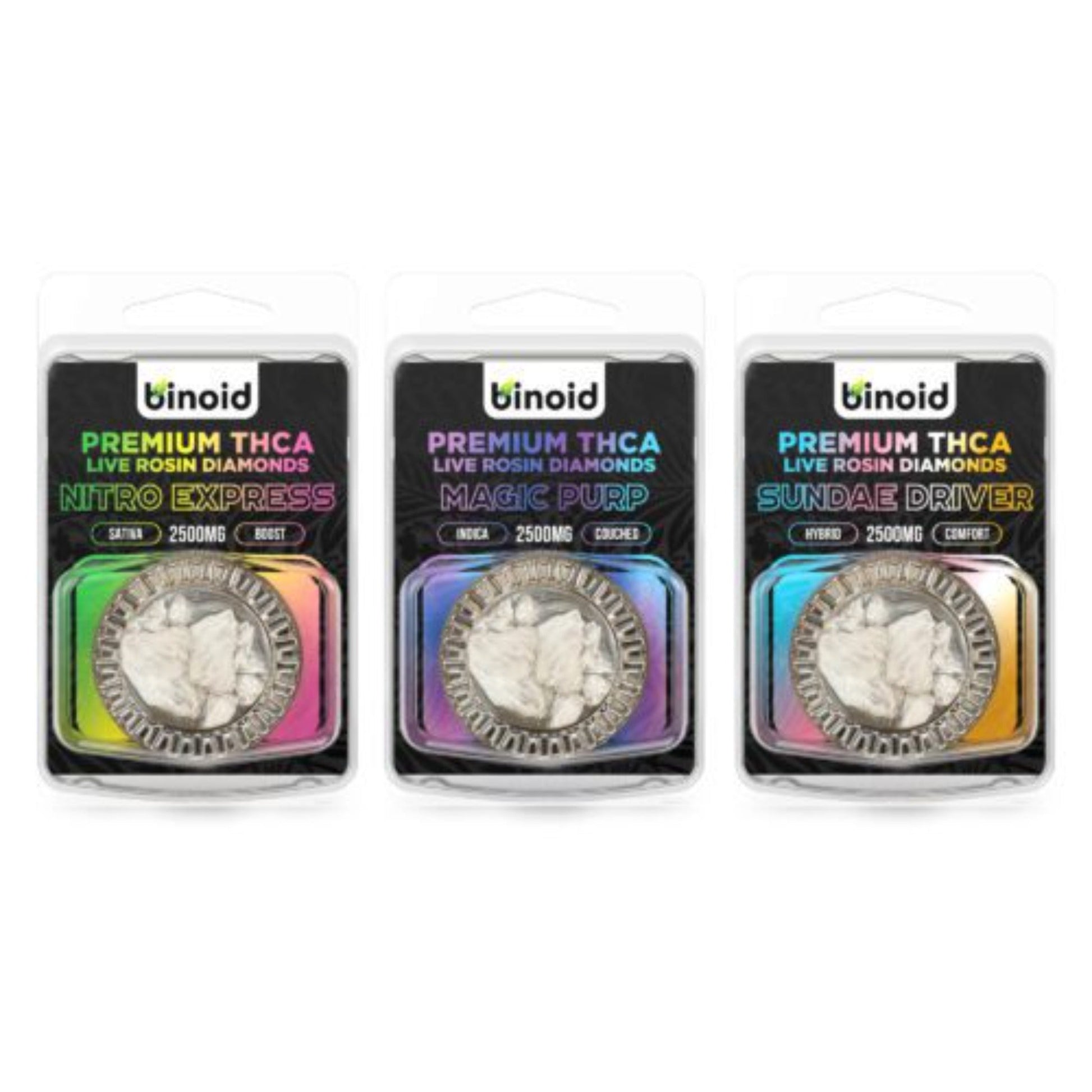 Binoid Diamond THC-A Wax Dabs 1500mg