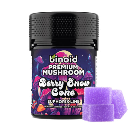 Binoid Magic Mushroom Berry Snow Cone Gummies 20ct