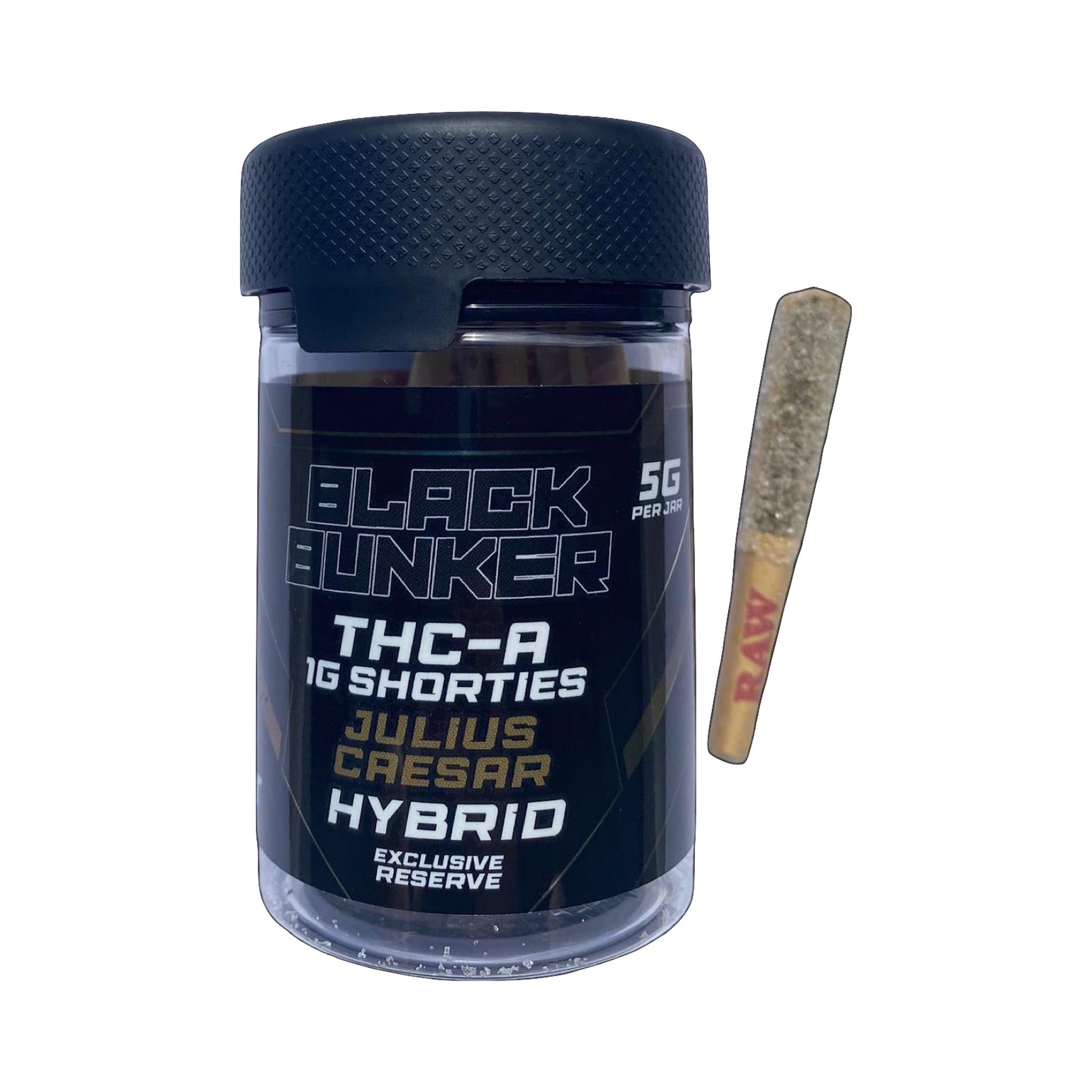 Black Bunker Diamond Dusted Shorties THC-A Pre Rolls 5g