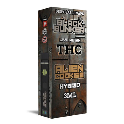 Black Bunker THC Live Resin Vaporizer 3000mg