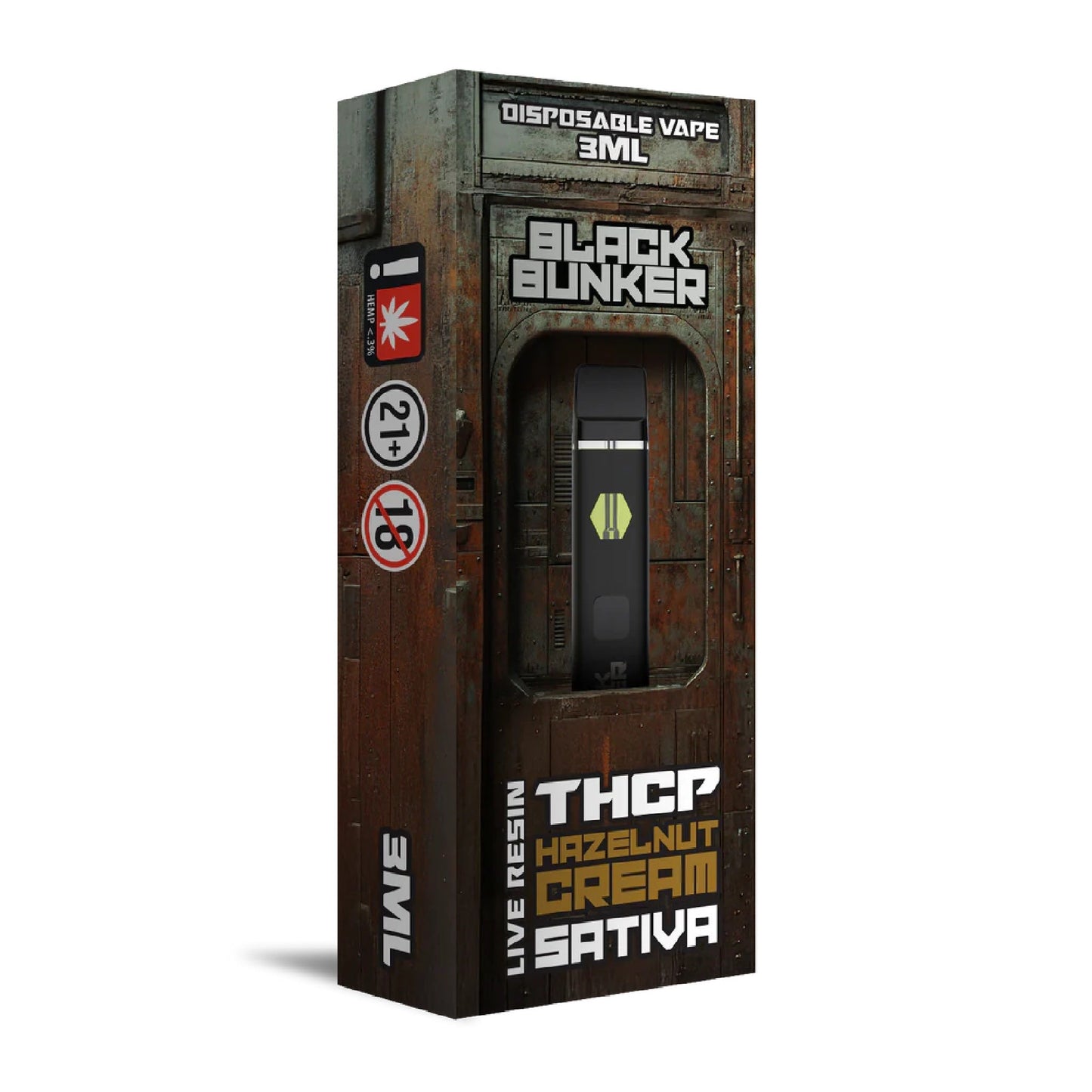 Black Bunker THC-P Live Resin Vaporizer 3000mg