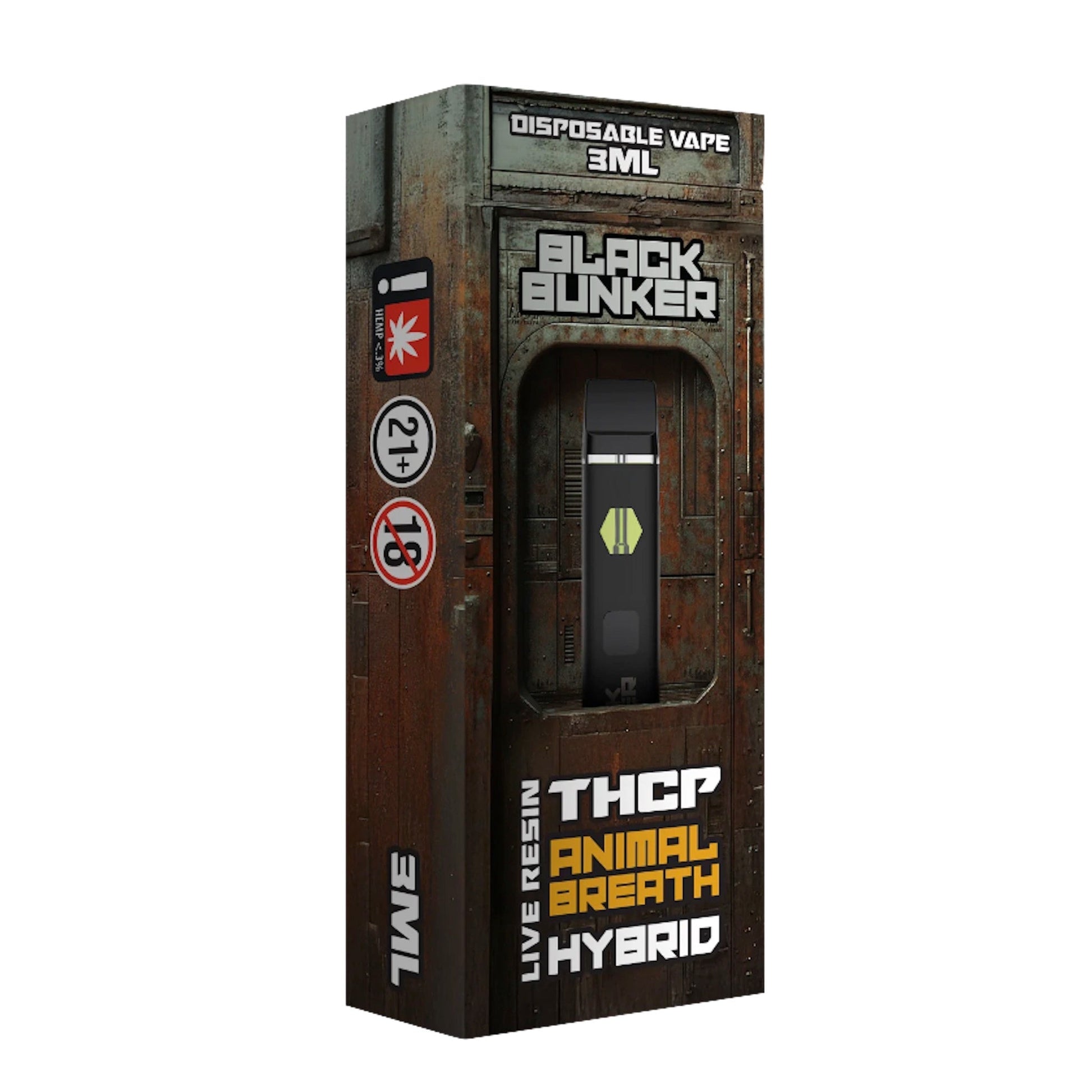 Black Bunker THC-P Live Resin Vaporizer 3000mg