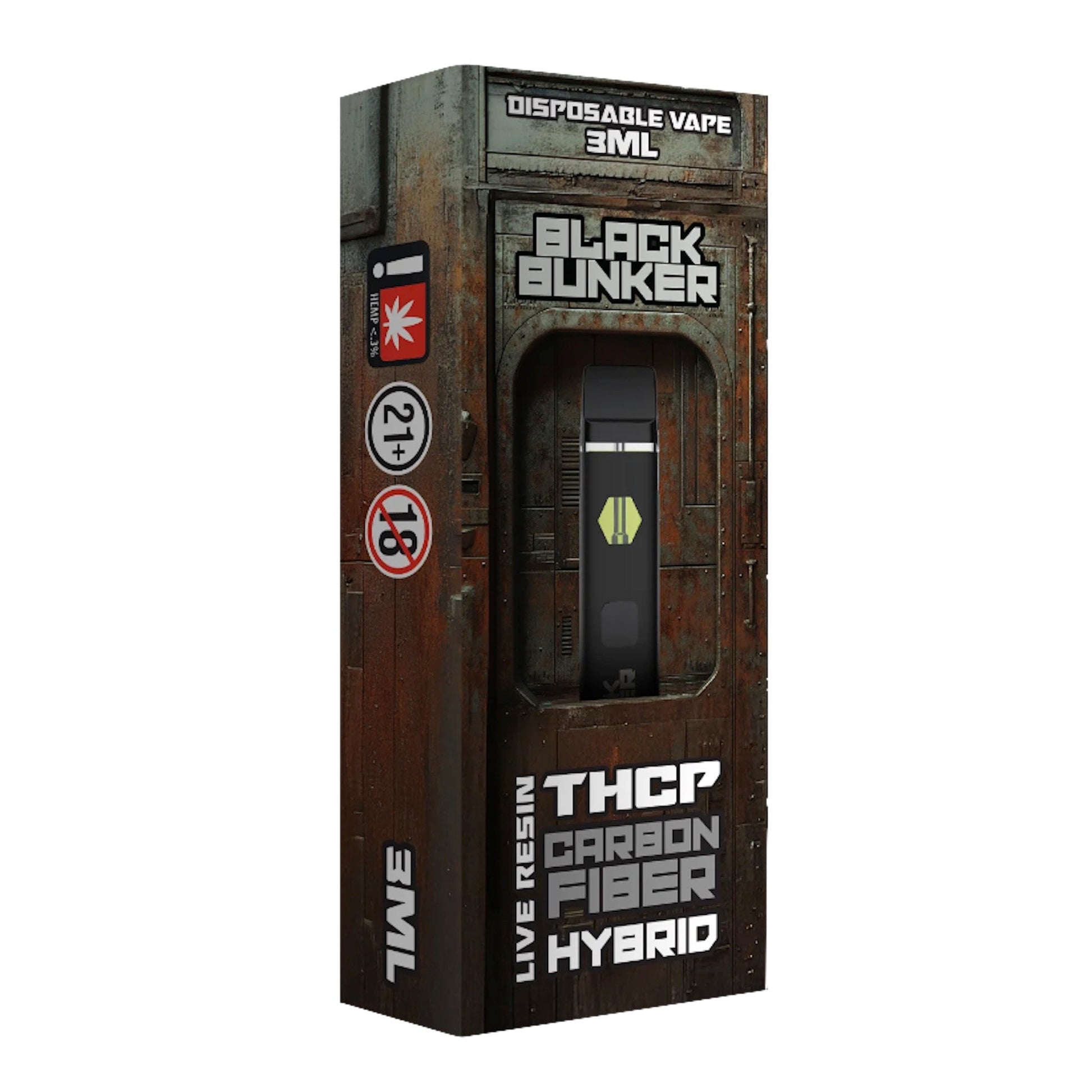 Black Bunker THC-P Live Resin Vaporizer 3000mg