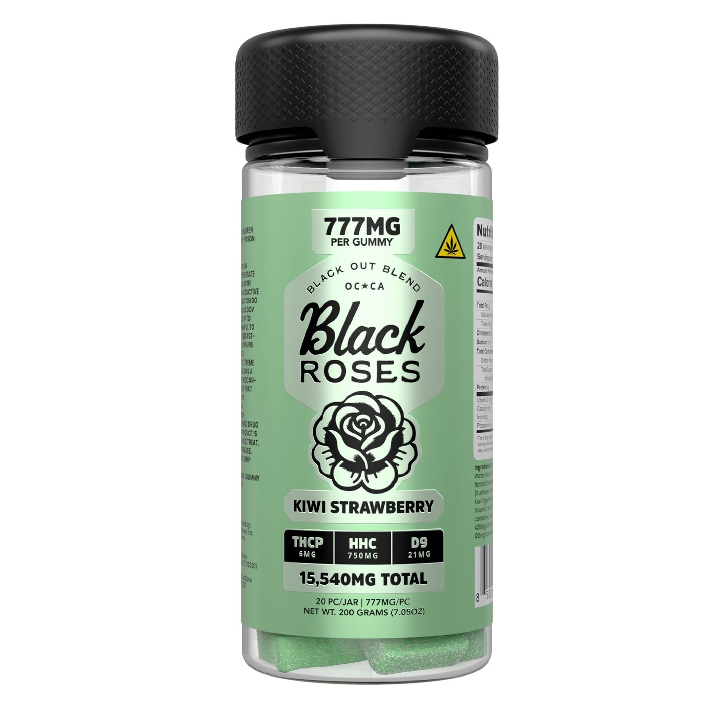 Black Roses Black Out THC-P Gummies 15540mg