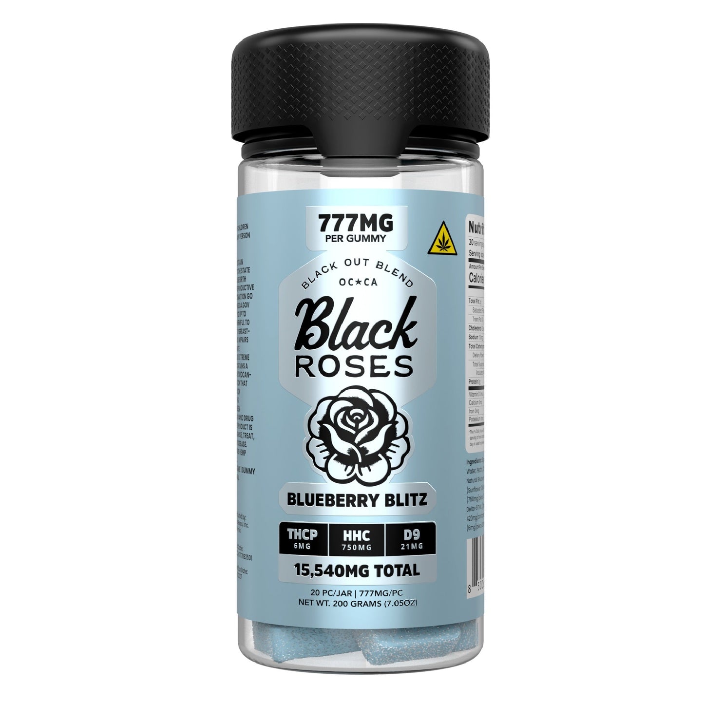 Black Roses Black Out THC-P Gummies 15540mg