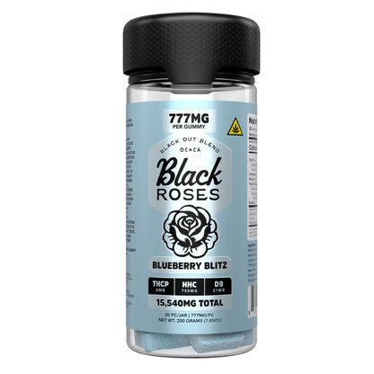 Black Roses Black Out THC-P Gummies 15540mg