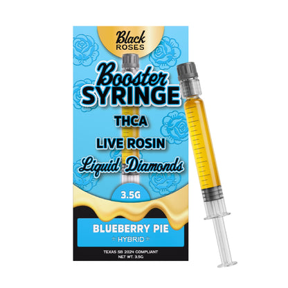 Black Roses Booster Liquid Diamonds THC-A Syringe 3.5g