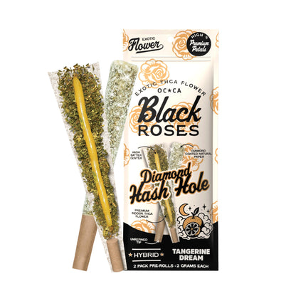 Black Roses Diamond Exotic THC-A Hash Holes 4g 2ct